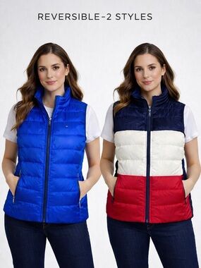 Tommy Hilfiger Reversible Down Puffer Vest